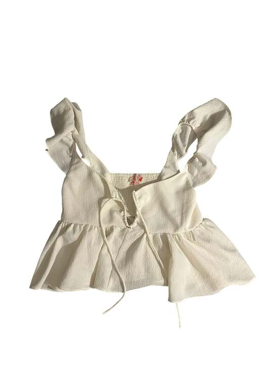 Urban Outfitters Tops - Urban Outfitters Sierra Keyhole Babydoll Blouse Size M